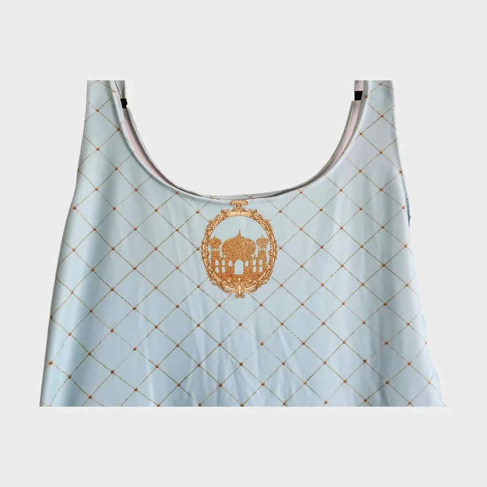 NWOT Handmade Princess Jasmine Fit and Flare Skater Dress size XL - Picture 6 of 8